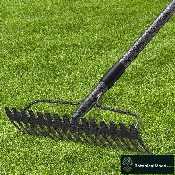 heavy duty metal garden rake