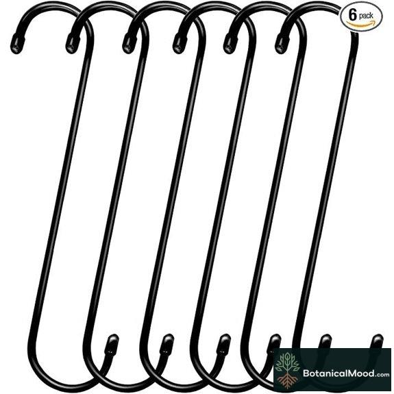 ESFUN 6 Pack 12 Heavy Duty S Hooks