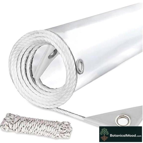 Heavy-Duty Waterproof Clear PVC Tarp (3' x 5')