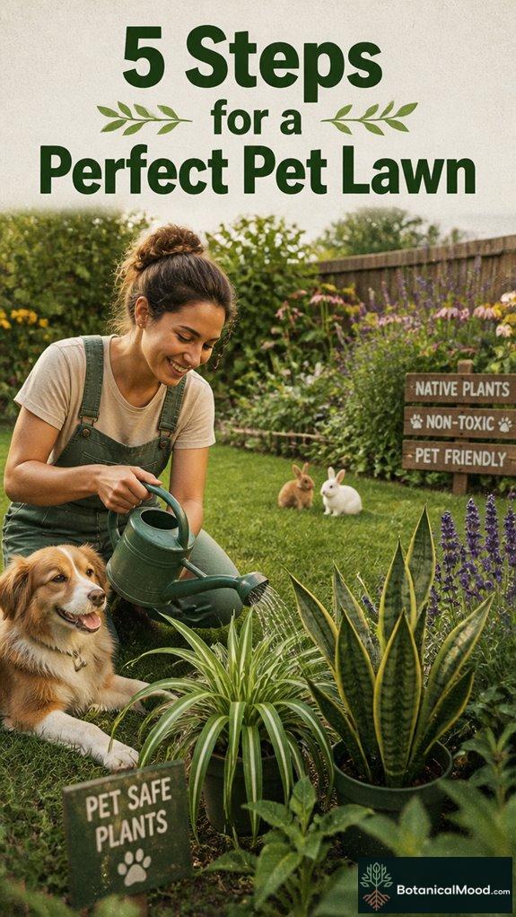 5 Steps for a Perfect Pet Lawn