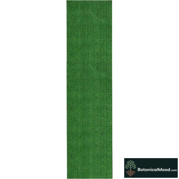 Artificial Grass Outdoor Runner Rug with Drainage Holes