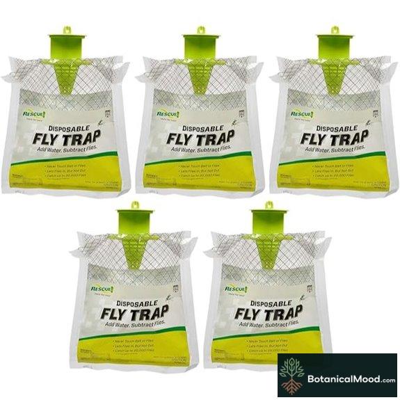 Outdoor Fly Trap with Bait (5-Pack)
