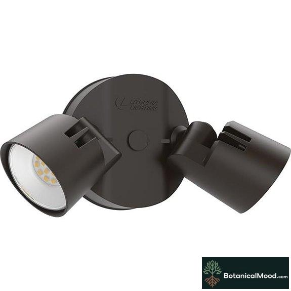 Lithonia HomeGuard 2-Light LED Outdoor Flood Lights