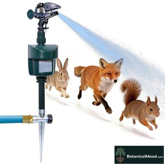 Motion Activated Sprinkler Outdoor Waterproof Repellent for Yard