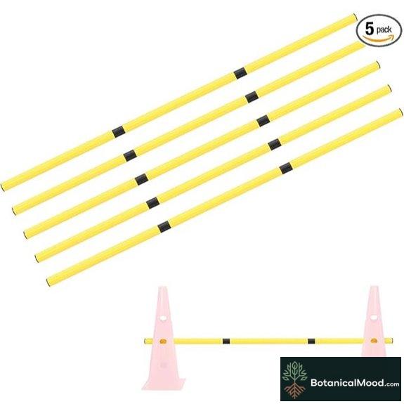 5 Pack Dog Agility Jump Replacement Poles