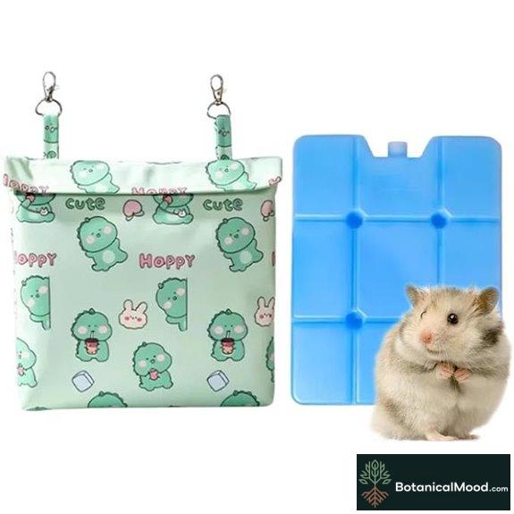 Bunny Cooling Pouch with Ice Pack for Small Pets