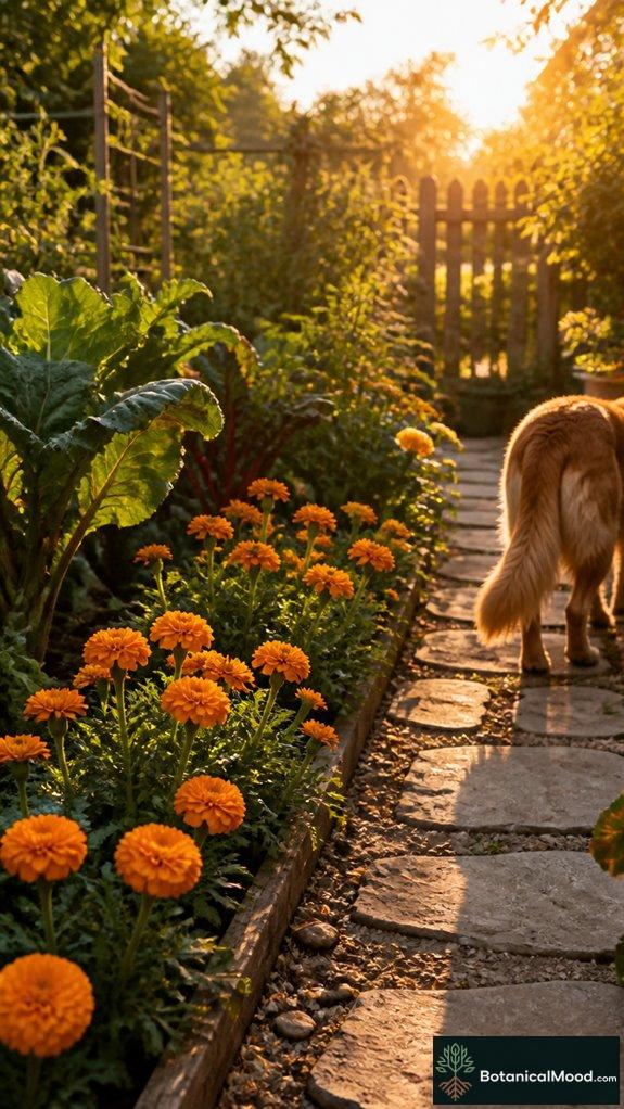 plant marigolds for pest control