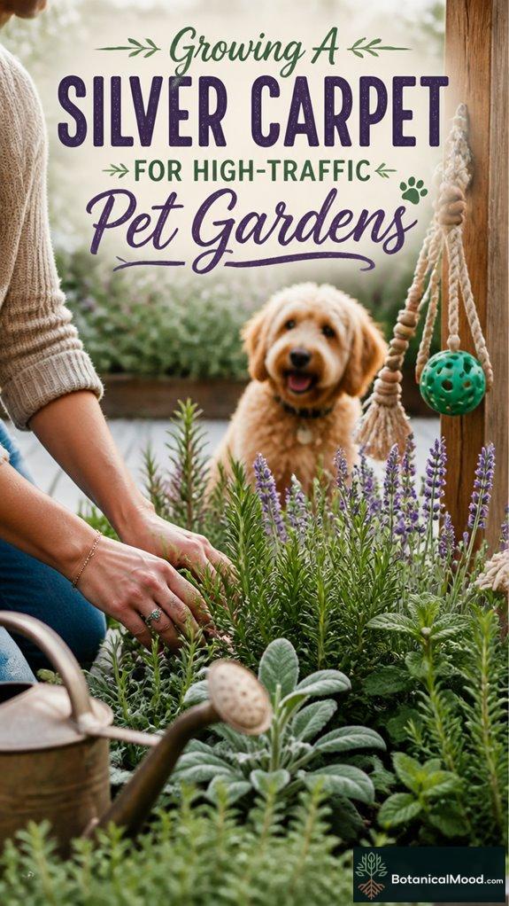 Growing A Silver Carpet For High-Traffic Pet Gardens
