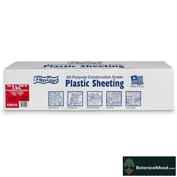 Film-Gard Plastic Sheeting 10' x 100' 6 Mil