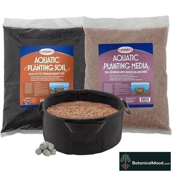 Water Lily & Lotus Planting Kit for Ponds