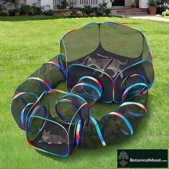 Portable 5-in-1 Cat Enclosure and Tunnel