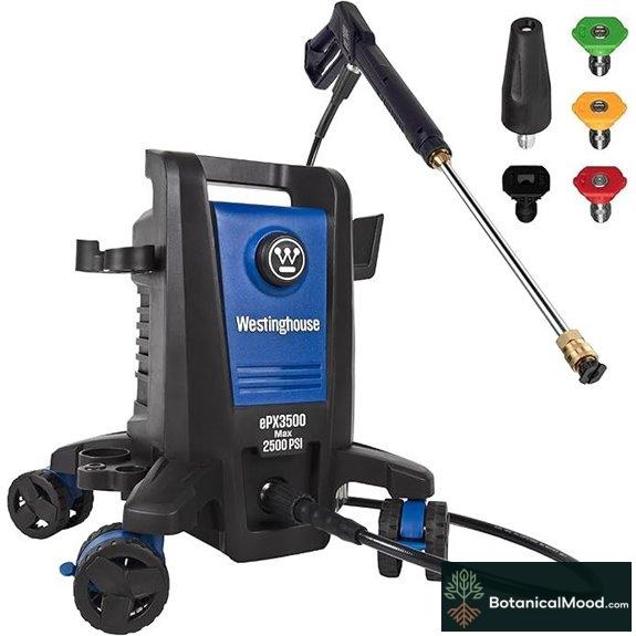 Westinghouse ePX3500 Pressure Washer 2500 PSI 5-Nozzle Set