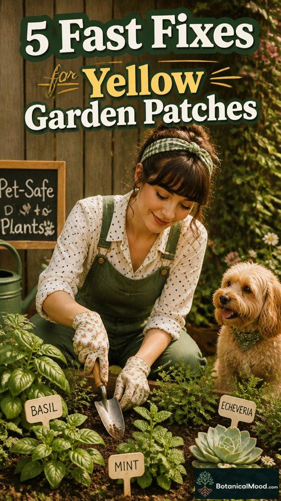 quick solutions for yellow patches