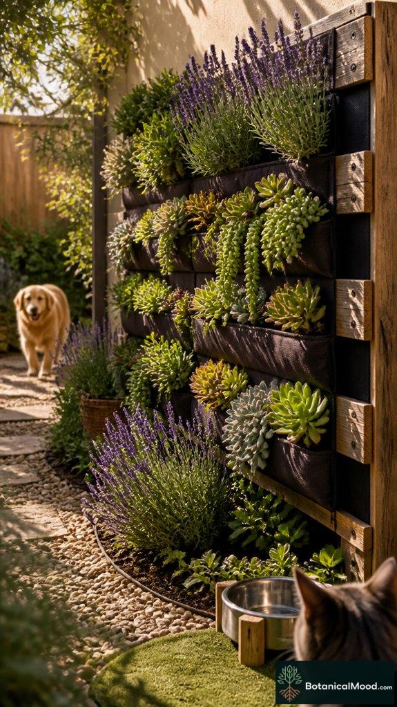 reclaimed pallets for vertical gardening