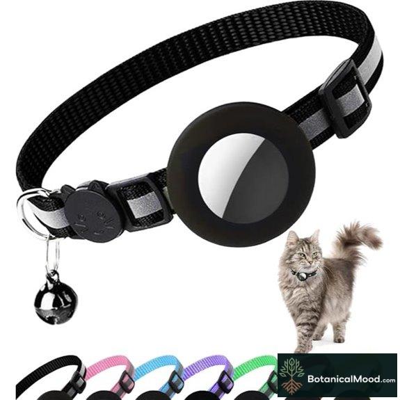 Airtag Cat Collar with Breakaway & Reflective Strip