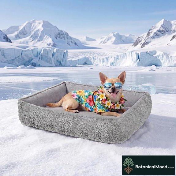 reversible washable cooling bed
