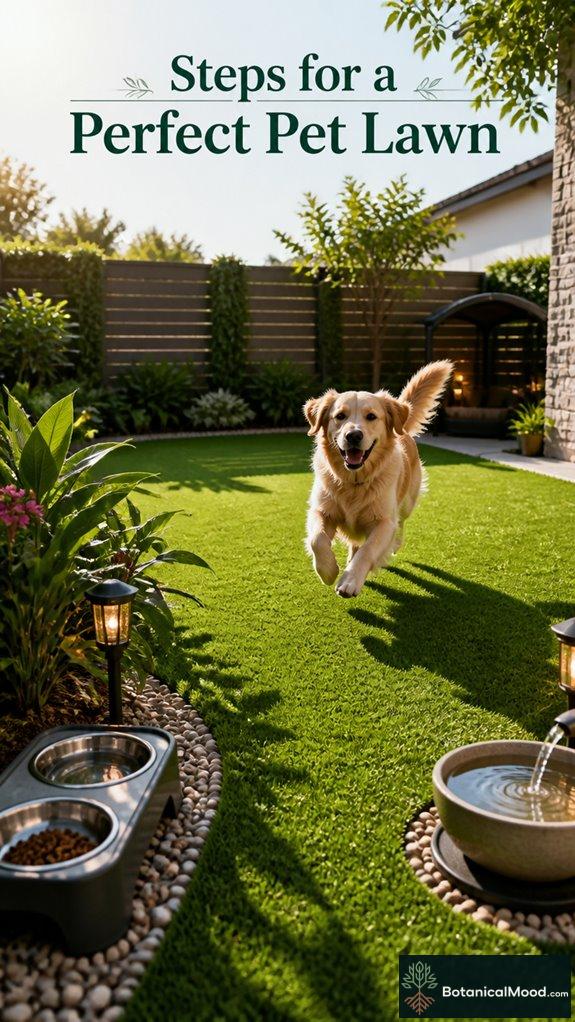 safe durable pet turf installation