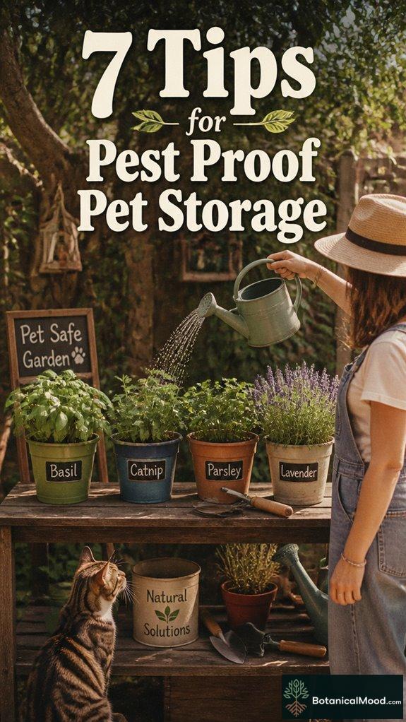 secure pet storage methods