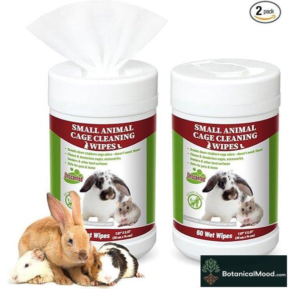 2 Pack Small Animal Cage Wipes (120 Count)