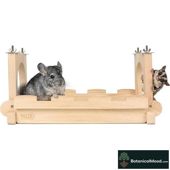 YKD Wood Suspension Bridge for Small Animals