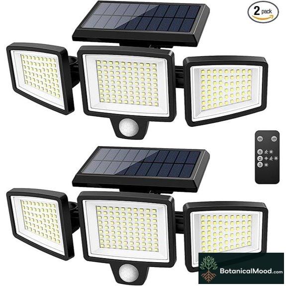 Tuffenough Solar Outdoor Security Flood Lights (2 Pack)