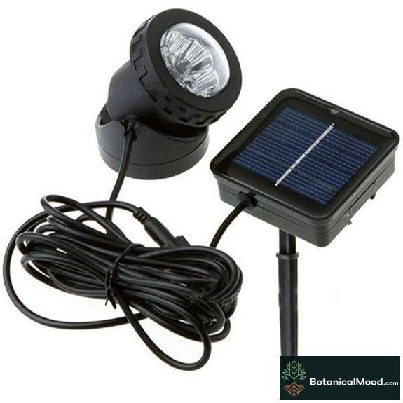 Pilarmuture Solar Pond Light with 6 LEDs