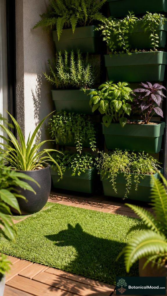 space saving modular vertical gardens