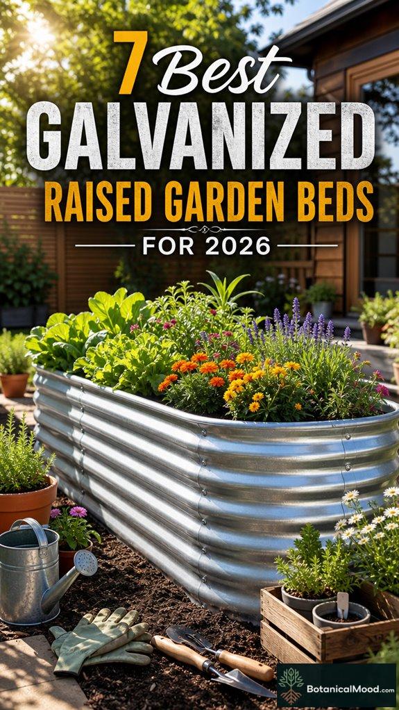 top galvanized garden beds