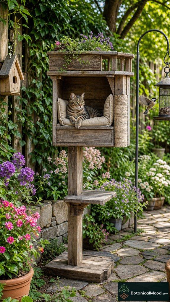 top outdoor cat perches