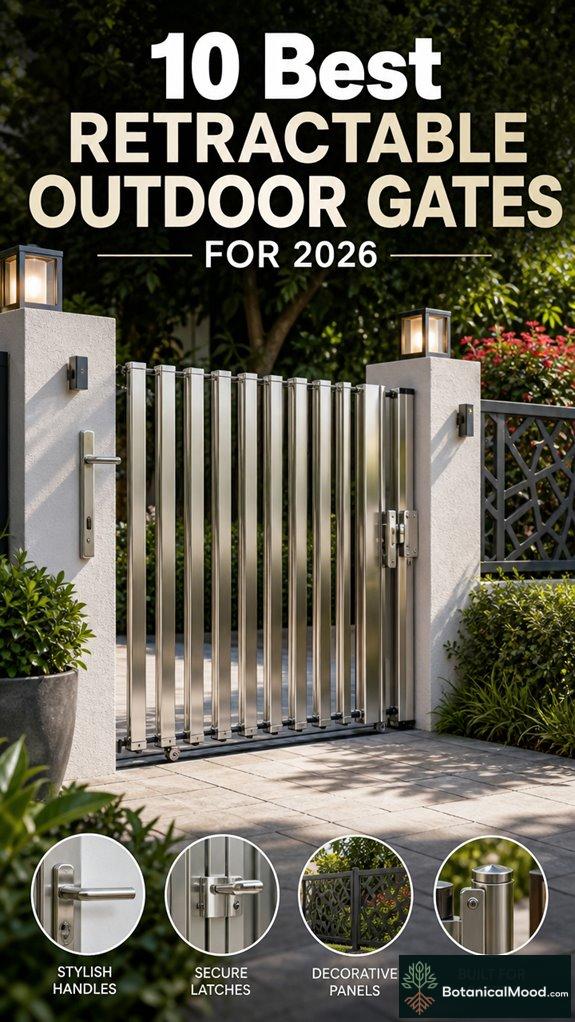 top retractable outdoor gates
