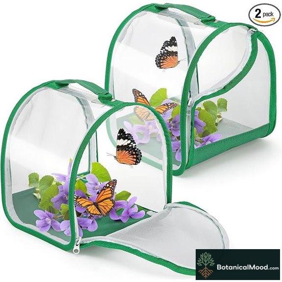 ZOOFOX 2-Pack Monarch Butterfly Mesh Habitat