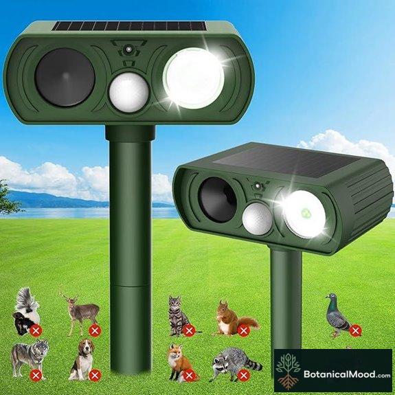Solar Animal Repellent Devices (2 Pack)