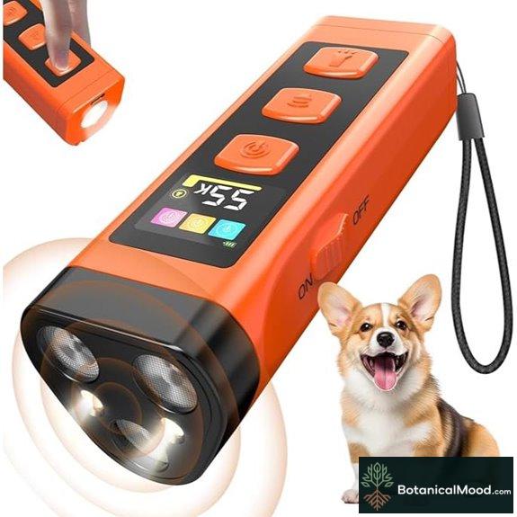 Ultrasonic Dog Bark Deterrent with 65FT Range