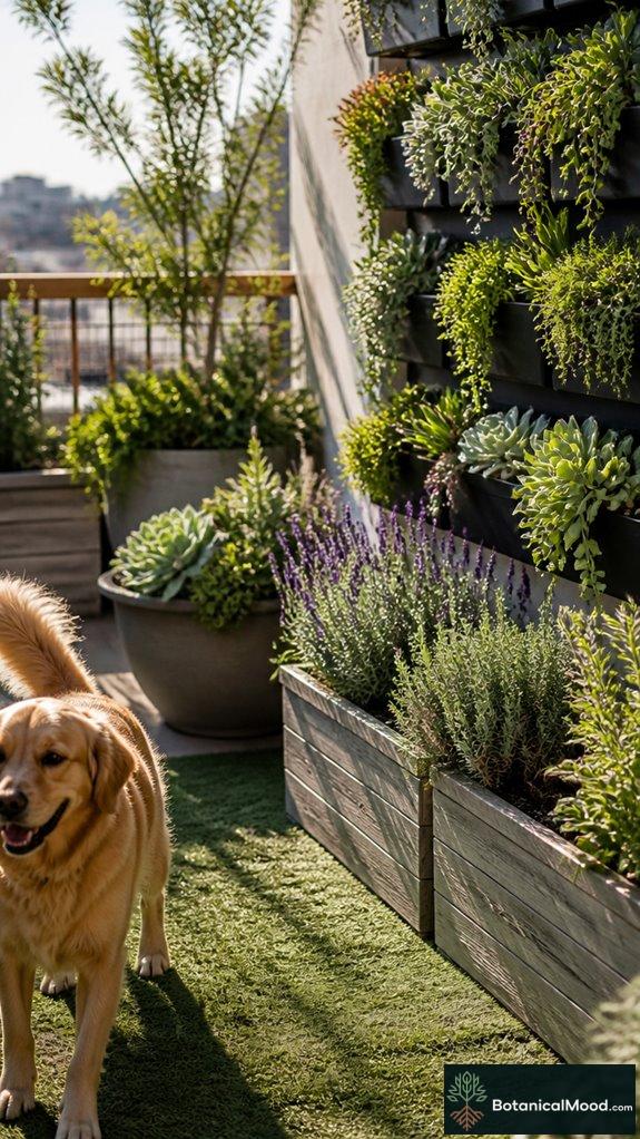 urban rooftop greenery design