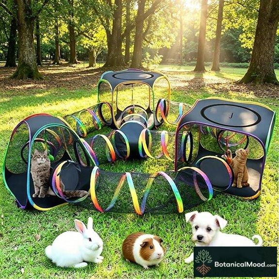 CypherX Outdoor Rainbow Cat Enclosure (7-in-1)