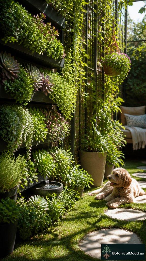 vertical planting wall systems