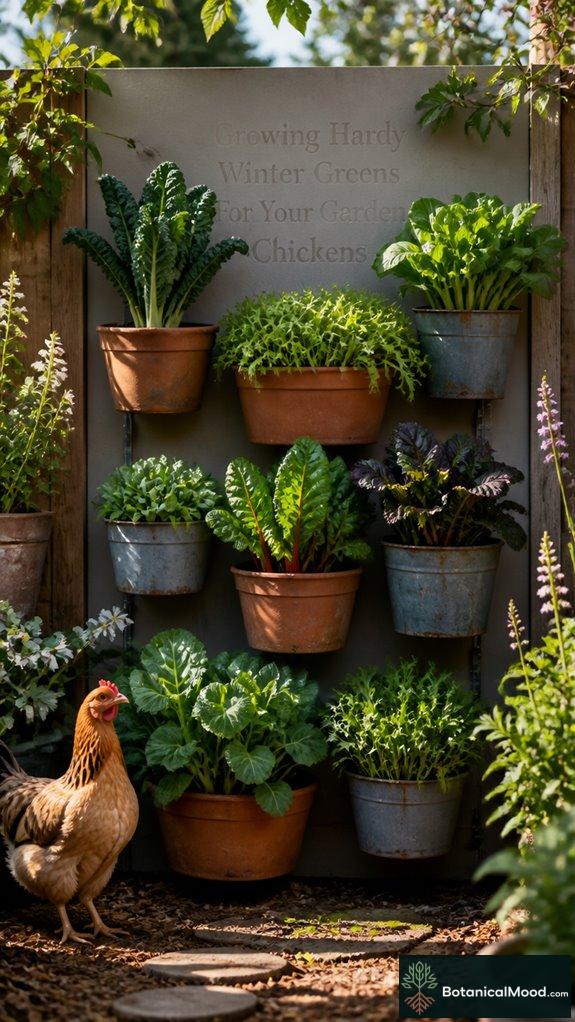 vertical winter vegetable garden
