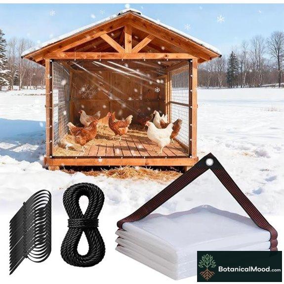 DLronwey 6.6x10ft Waterproof Chicken Coop Cover