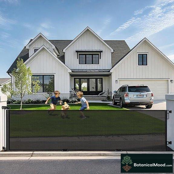 FRUITEAM 120 Waterproof Retractable Gate for Dogs & Kids