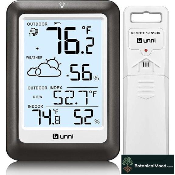Wireless Indoor-Outdoor Weather Station with Remote Sensor