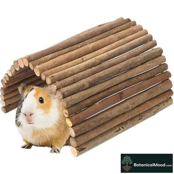 Wooden Hamster Bridge for Small Animals and Rodents