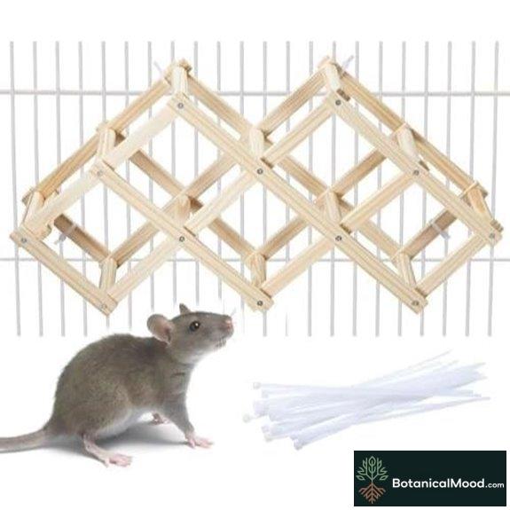 Wooden Rat Climbing Toy for Pet Rats