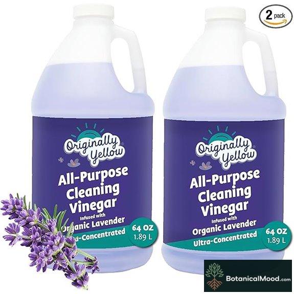 Yellow Lavender Vinegar Cleaner 2-Pack 128 Oz